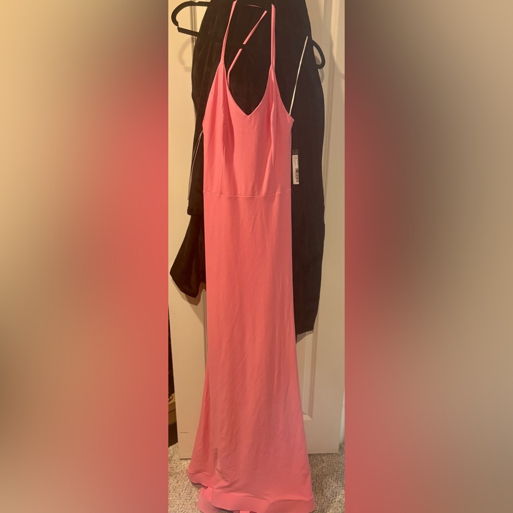 Elegant Pink Maxi Dress